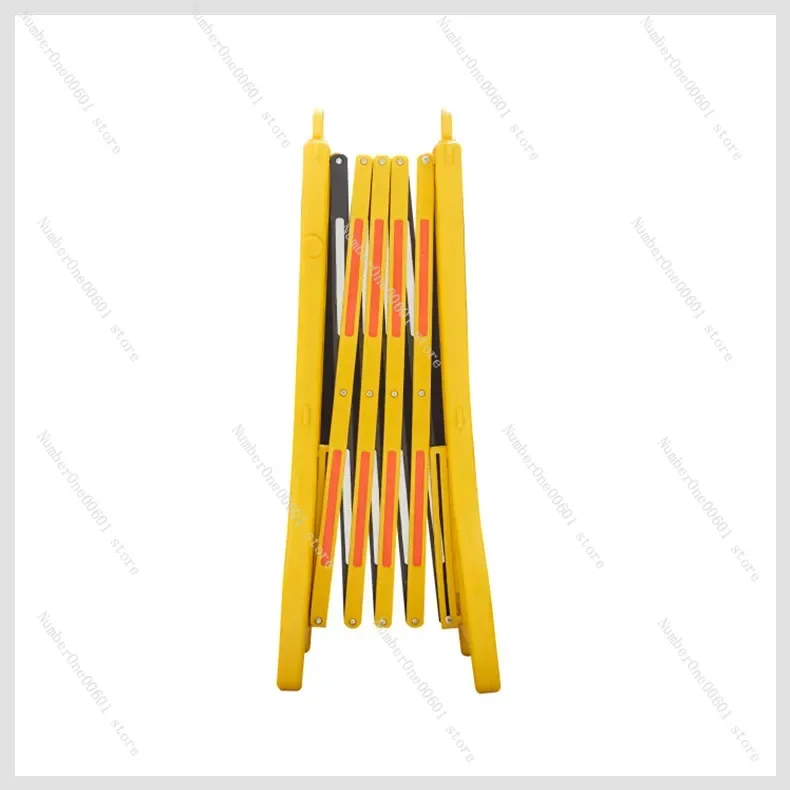 Plastic Folding Guardrail Movable Telescopic Fence Elevator Maintenance and Construction Warning Portable