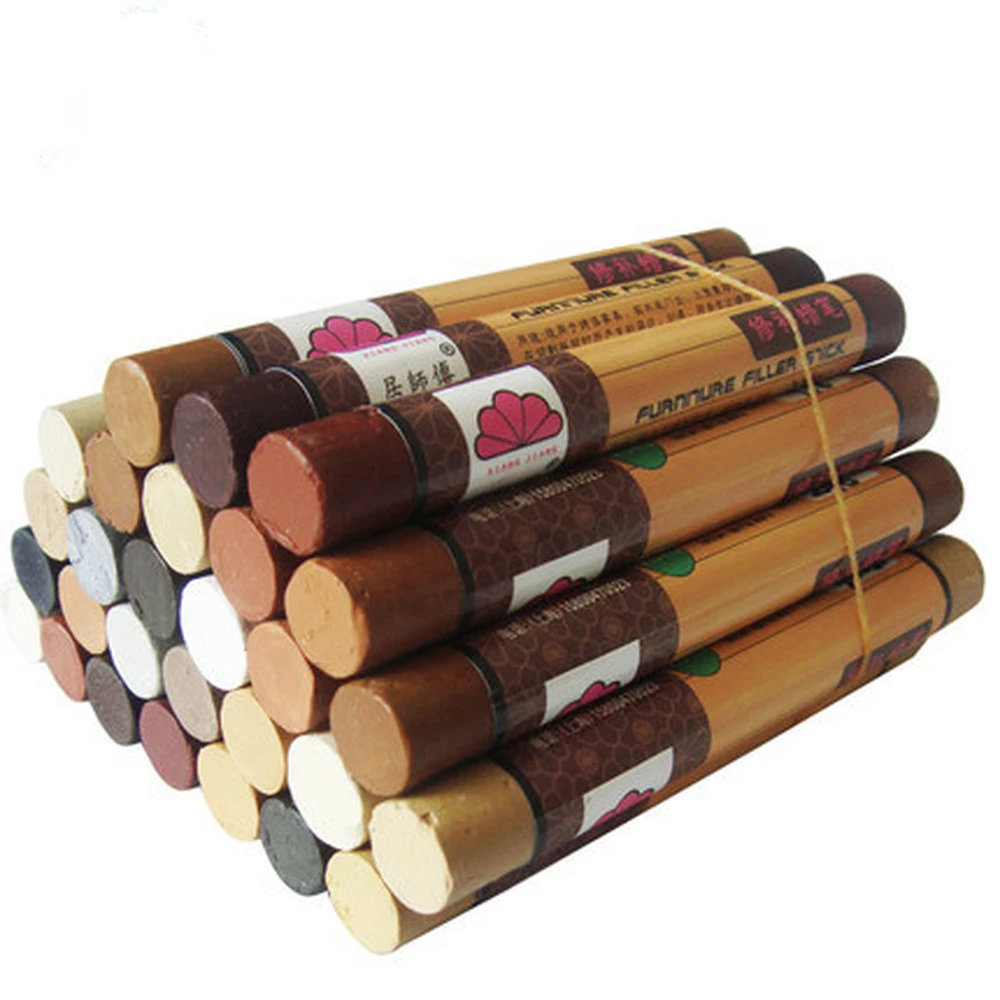 

14pcs/set furniture paint floor repair floor wax crayon scratch patch paint pen wood composite repair materials