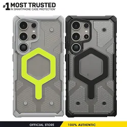 Original Pathfinder Clear Pro Magnetic Case for Samsung Galaxy S24 Ultra S23 S25 Plus Strong MagSafe Protection Cover Accessory