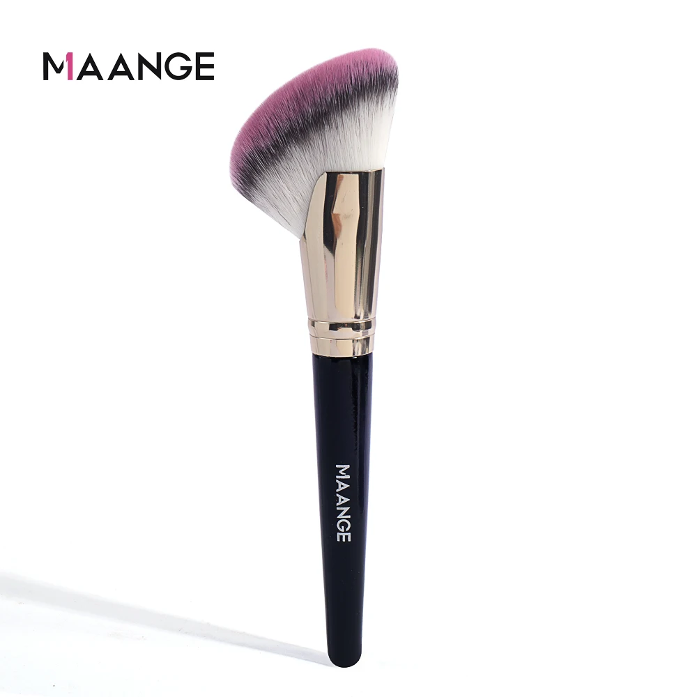 MAANGE Angled Kabuki Makeup Brush Premium Brush Perfect For Face Contouring And Highlighting With Creams And Powders Gift Choice