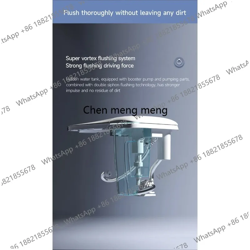 Luxury Black Bathroom Automatically Open Electric Intelligent Wc Smart Toilet Seat Bidet
