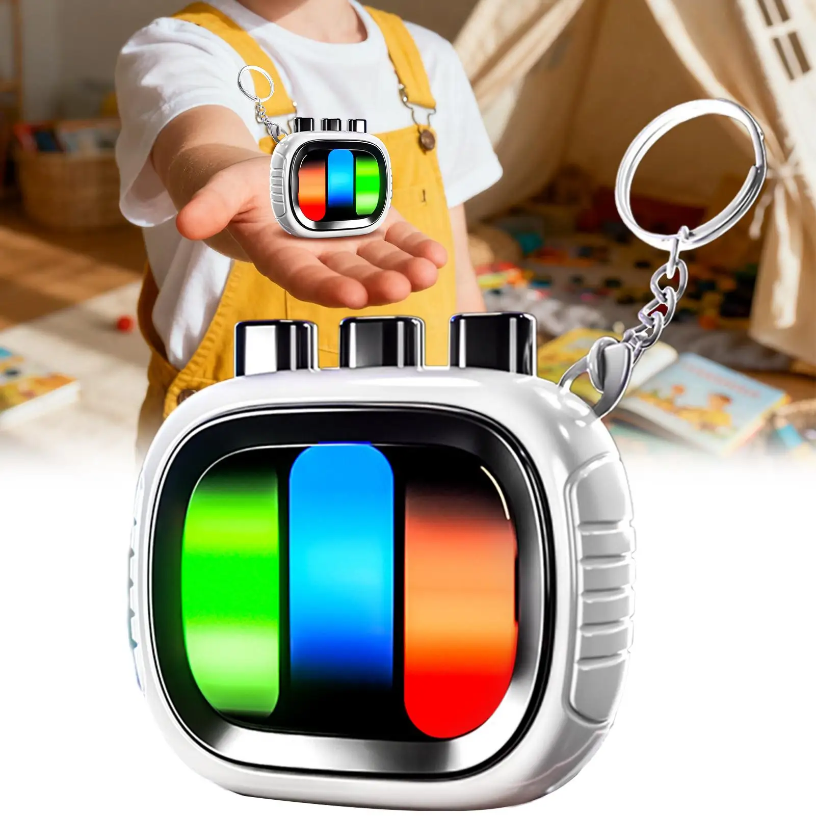 

Portable Children's Rhythm Game Toys Finger Exercise Pocket Handheld Games Fingertip Stress Relief Toys For Children Training