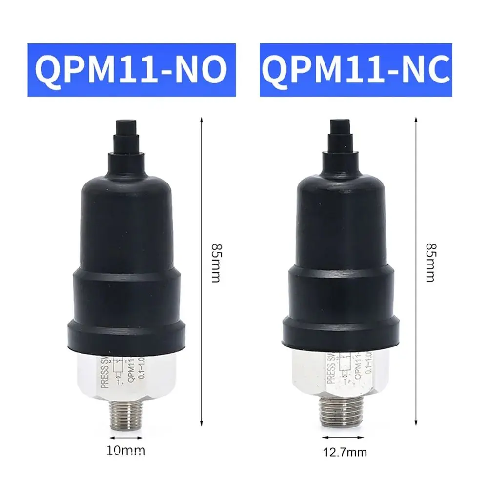 1Pcs QPM11-NO QPM11-NC Air Pressure Switch G1/8 G1/4 Adjustable QPM11 Automatic Controller 0.1-1Mpa Hydraulic Diaphragm