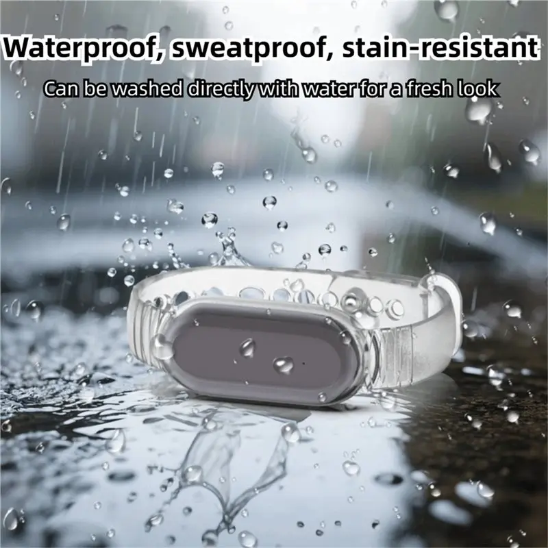 B67C TPU Transparent Protector Band Strap Wristband Case For PLAUD Notepin Voice Recorder