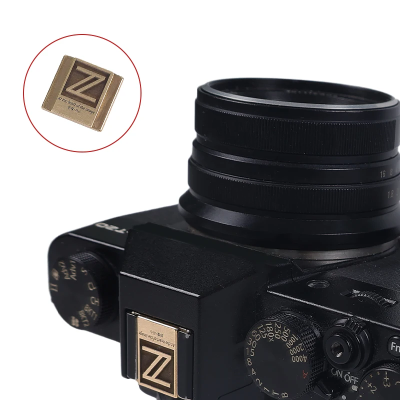 For Sony A1 A7C Nikon Z8 ZFC Canon 1DX 1DX2 Olympus Camera Hot Shoe Cover Metal Camera Decoration For Fujifilm XT5 XT4 XT3 XS20