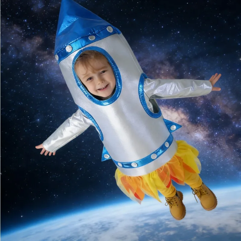 

Детский костюм космонавта для косплей-вечеринок, спортивных мероприятий и выступлений