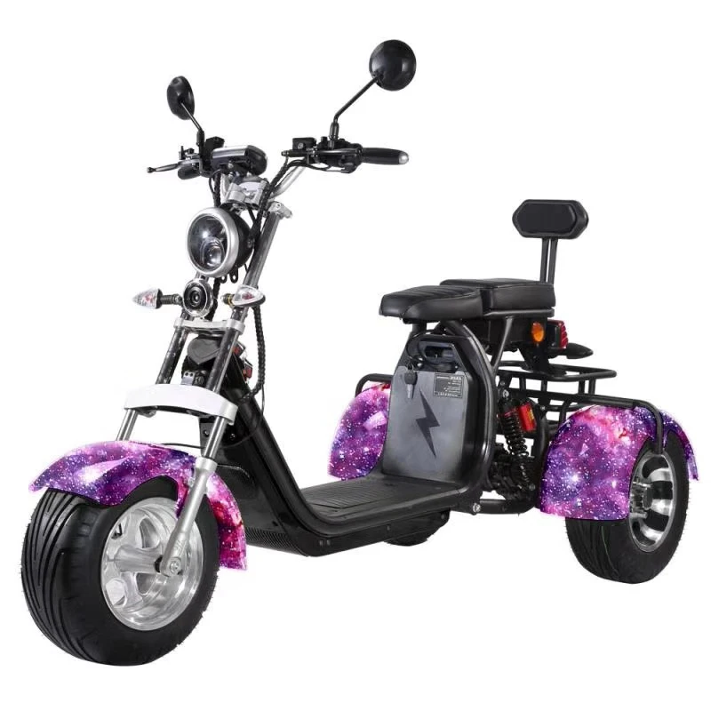 Clark is hot selling Eec CityCoco 1000W Adult Electric Scooter 3-Wheel Tricycle With Removable Battery Patinete Electrico 2000W