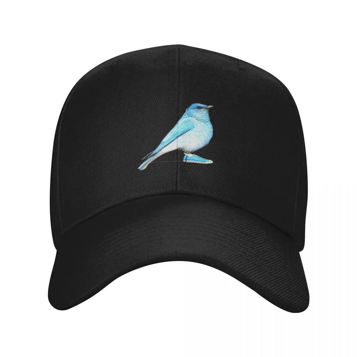 Bluebird in Pearls and Chucks Baseball Cap |-F-| Beach Bag fishing hat Rave Caps For Women Men's