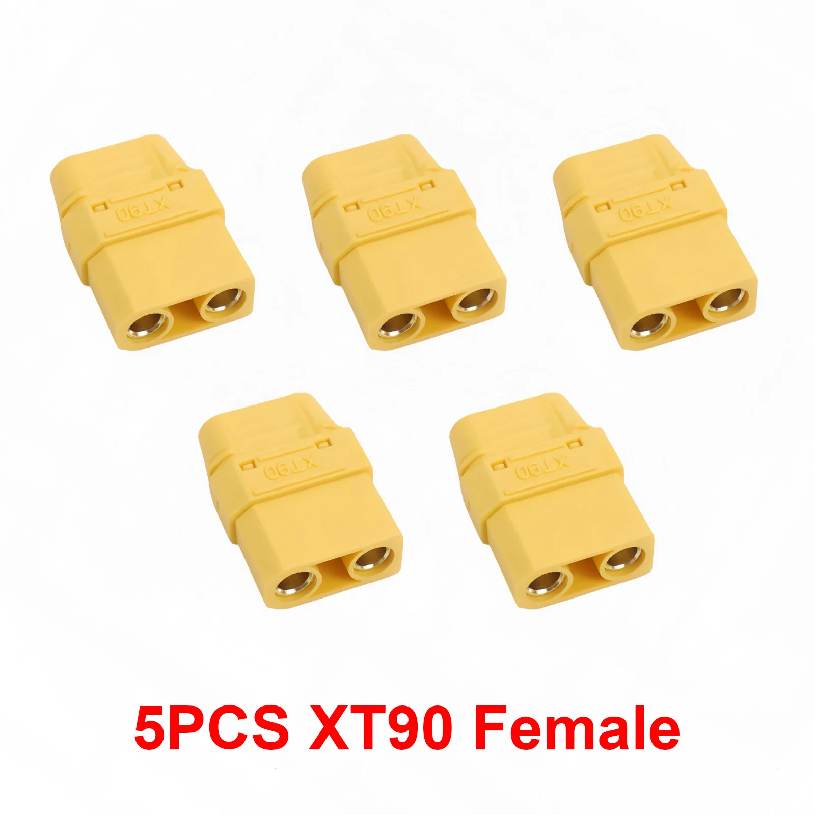 XT90-Stecker Männlich-Weiblich-Verbinder Kupfer-Kugelstecker Schweißklemmen Stromstecker für RC Lipo Akku Ladeadapter