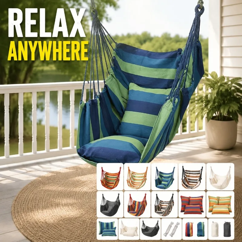 Indoor‑Outdoor Hanging Swing Chair Basket‑style Hammock Seat Suitable for Dormitory College Students Comfortable Suspended