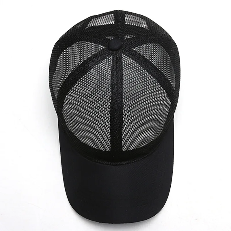 Respirável Full Mesh Sun Hat para homens e mulheres, protetor solar de cabeça grande, boné de beisebol, chapéu de viagem lazer, moda