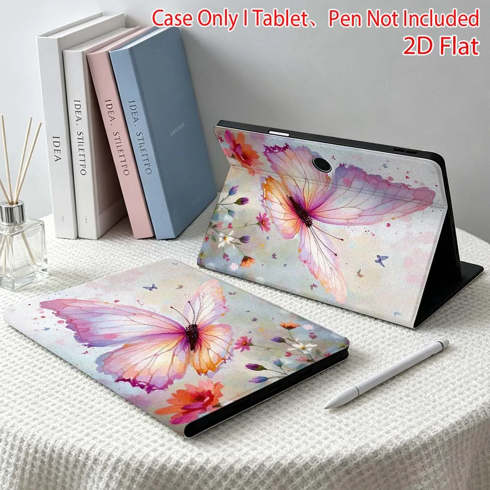Beautiful Butterfly For OPPO VIVO IQOO OnePlus Realme Pad 3 Pro 13 12.1 11.4 11 inch Pen Tray Tablet Case Soft