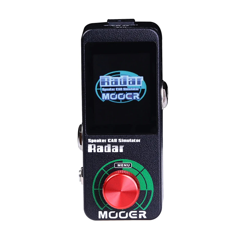 MOOER Radar Simulator Guitar Effects Pedal 30 Speaker Cab Cabinet Simulator 36 User Presets 11 Mic Models Customizable EQ Stage