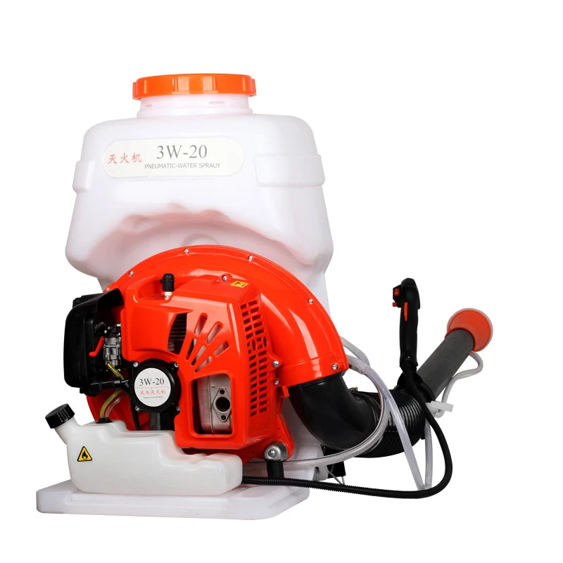 Mochila Tanque de Água do Motor a Gasolina Pulverizador da Névoa Desinfecção Pomar Árvore Flor Sm8500dx Ventilador de ar 3w20