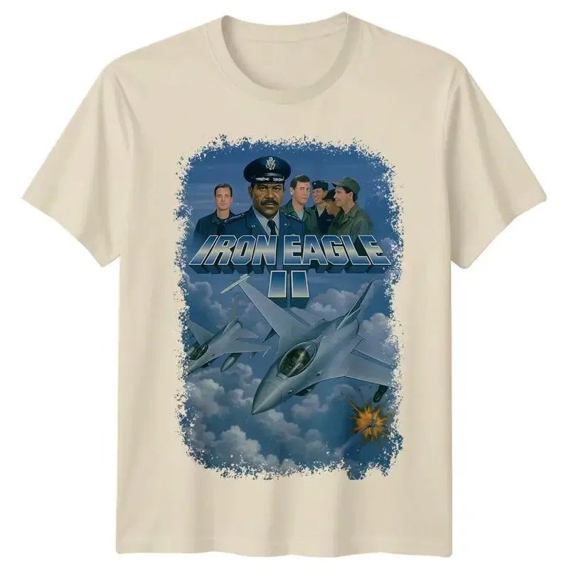 Camiseta inspirada en el póster de la película Iron Eagle II de 1988, estilo retro de los años 80