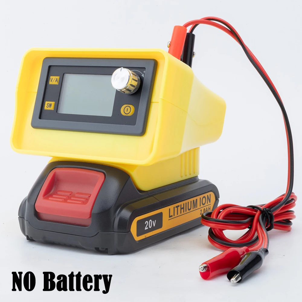 CNC Supply Power Adjustable  For DeWalt 18V Lithium Battery Voltage Stable Regulated Switching DC Portable(NO Battery)