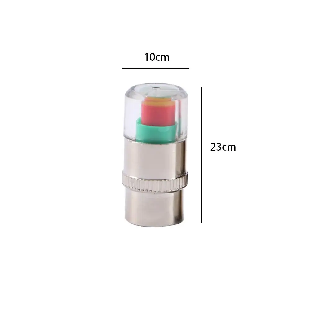 Detection Vacuum Pressure Indicator Car Valve Cap External Tire Cap Valve Nozzle Tire Pressure Cap Tire Pressure Gauge Monitor