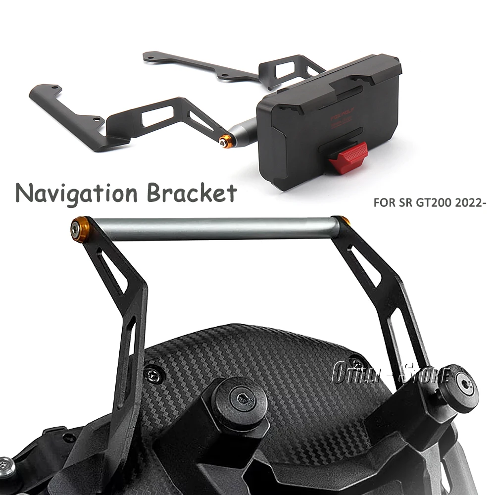 Nuevo soporte para teléfono de navegación GPS, soporte de marco de Metal para GPS, compatible con Aprilia SR GT200 GT 200 Sr Gt200 2022 2023