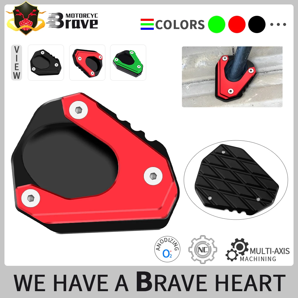 

Motorcycle Foot Kickstand Side Stand Extension Pad For Kawasaki ZX-25R zx25r 2020 +