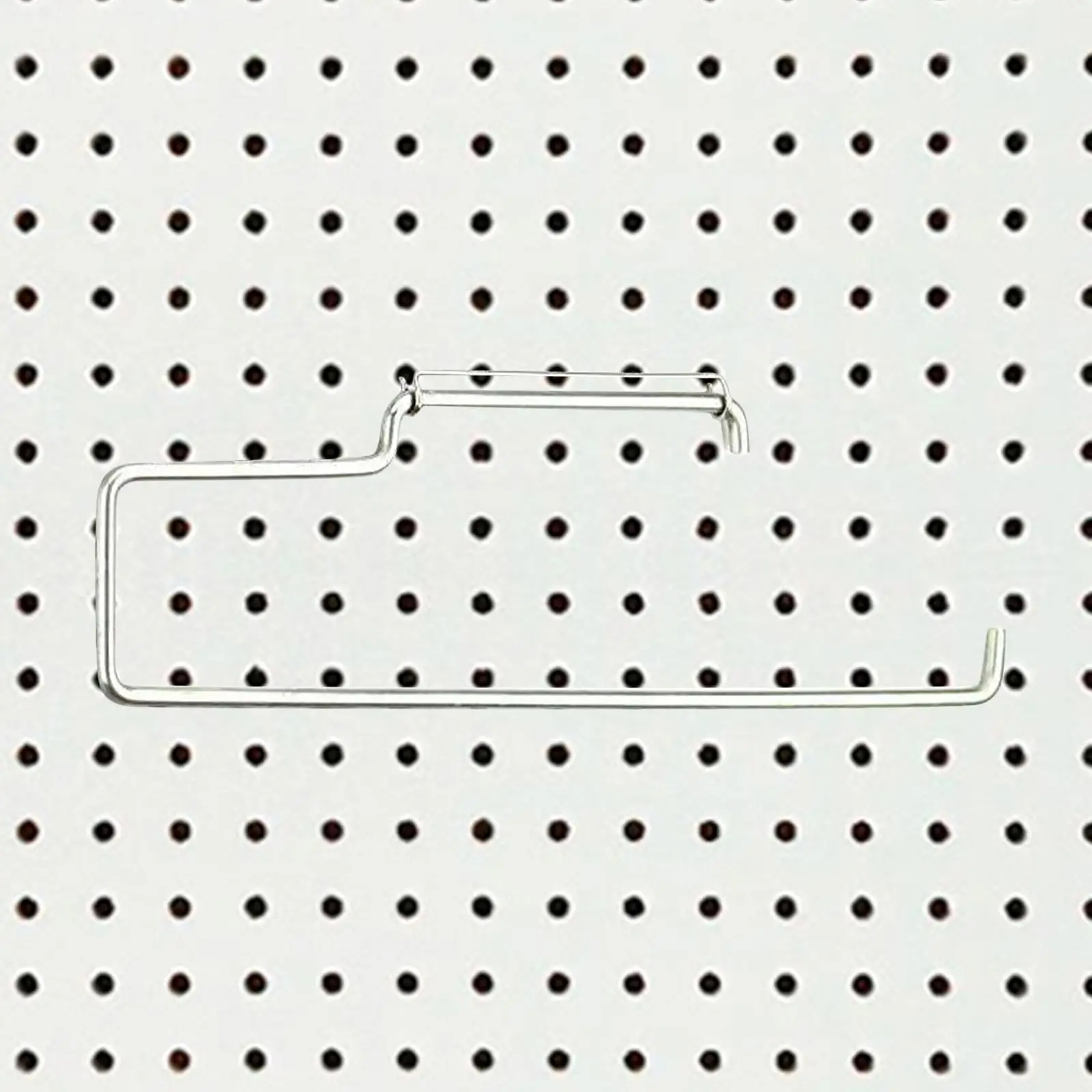 Pegboard Paper Towel Holder, Pegboard Organization Accessory Hook for Laundry Room, Kitchen Towels