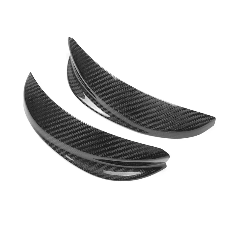 Carbon Fiber Car Headlamp Eyebrow Bezel Exterior Accessories Decoration For 500 General