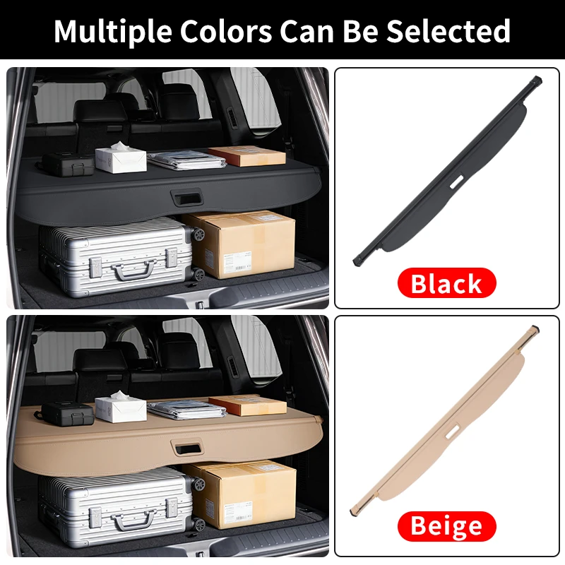 For Toyota Land cruiser LC300 300 FJ300 2021-2026 Trunk  Retractable Cargo Shelf Layering Clapboard Storage Upgraded accessories