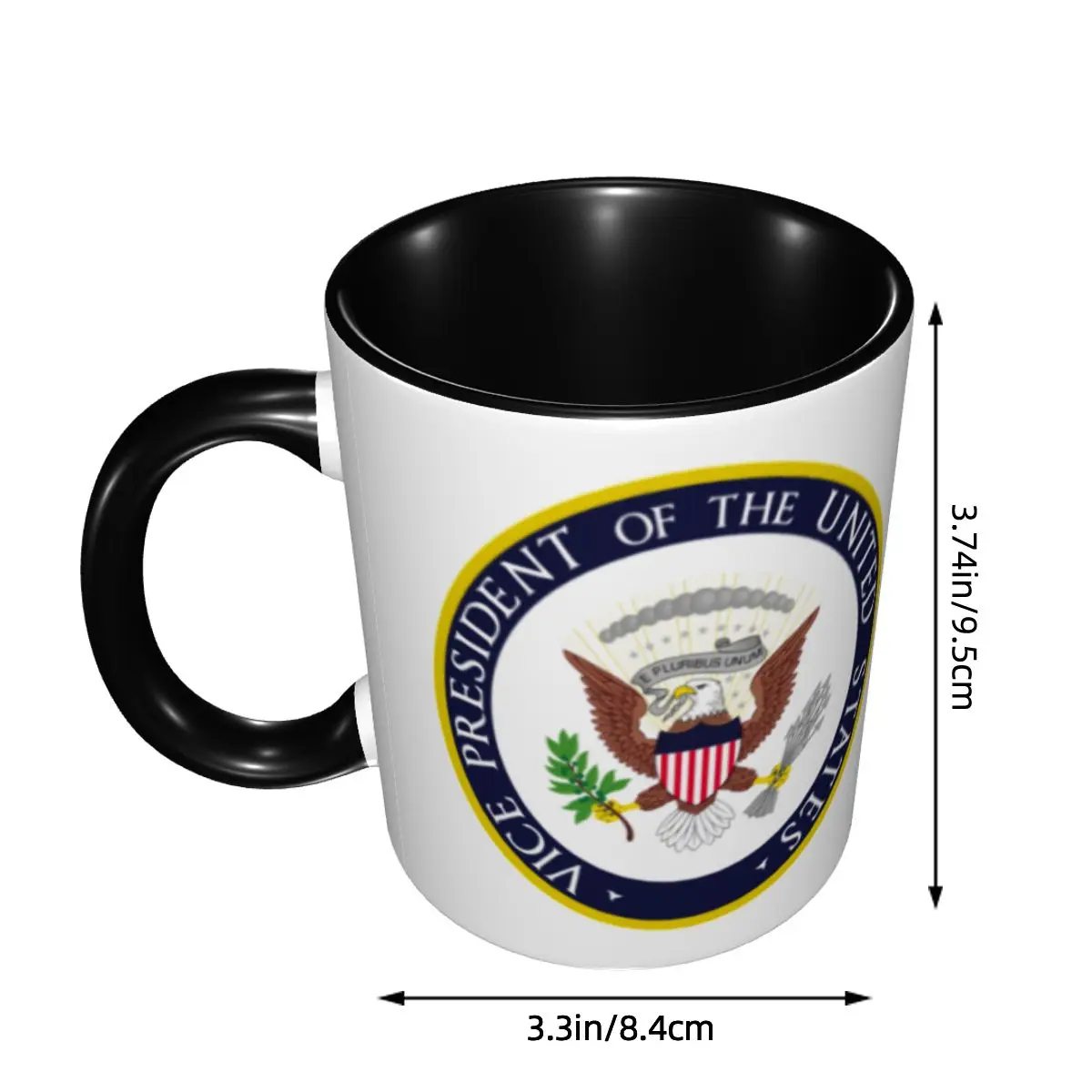 Usa President Seal Flag Coat Of Arms Mugs Custom Ceramic Coffee Mug Creative Gift