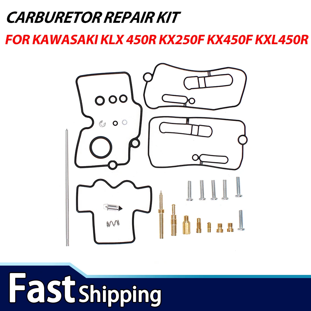 Carburetor Repair Rebuild Kit Carburetor Carb Rebuild Repair Kit For Kawasaki KLX 450R KX250F KX450F KXL450R