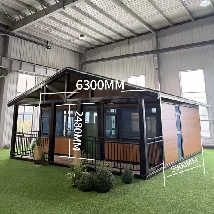 Ready Made Container House 40Ft 20Ft 30ft Shipping Expandable Container House Light Steel Prefabricated Folding House Container