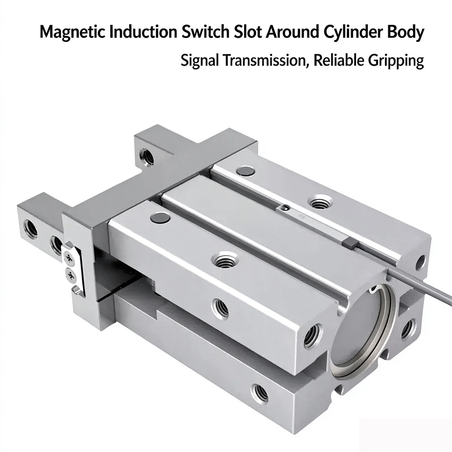 HFZ16 Pneumatic Finger Cylinder, Small Parallel Air Gripper Fixture, HFZL10N/20B/25/32/40/6FM Extended T