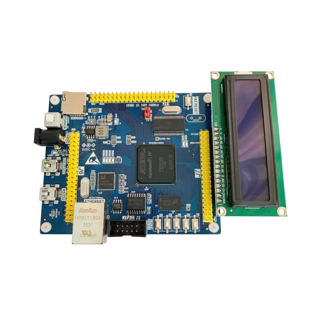 FPGA Development Learning Board 1Gbit DDR, TF Card, USB‑RS232, USB2.0, Gigabit Ethernet, LVDS, DIY Electronic Experiment Kit