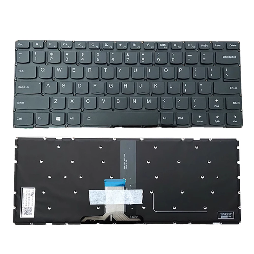 

Laptop Keyboard For LENOVO For Ideapad Yoga 510-14AST Yoga 510-14IKB Yoga 510-14ISK Colour Black US English Layout