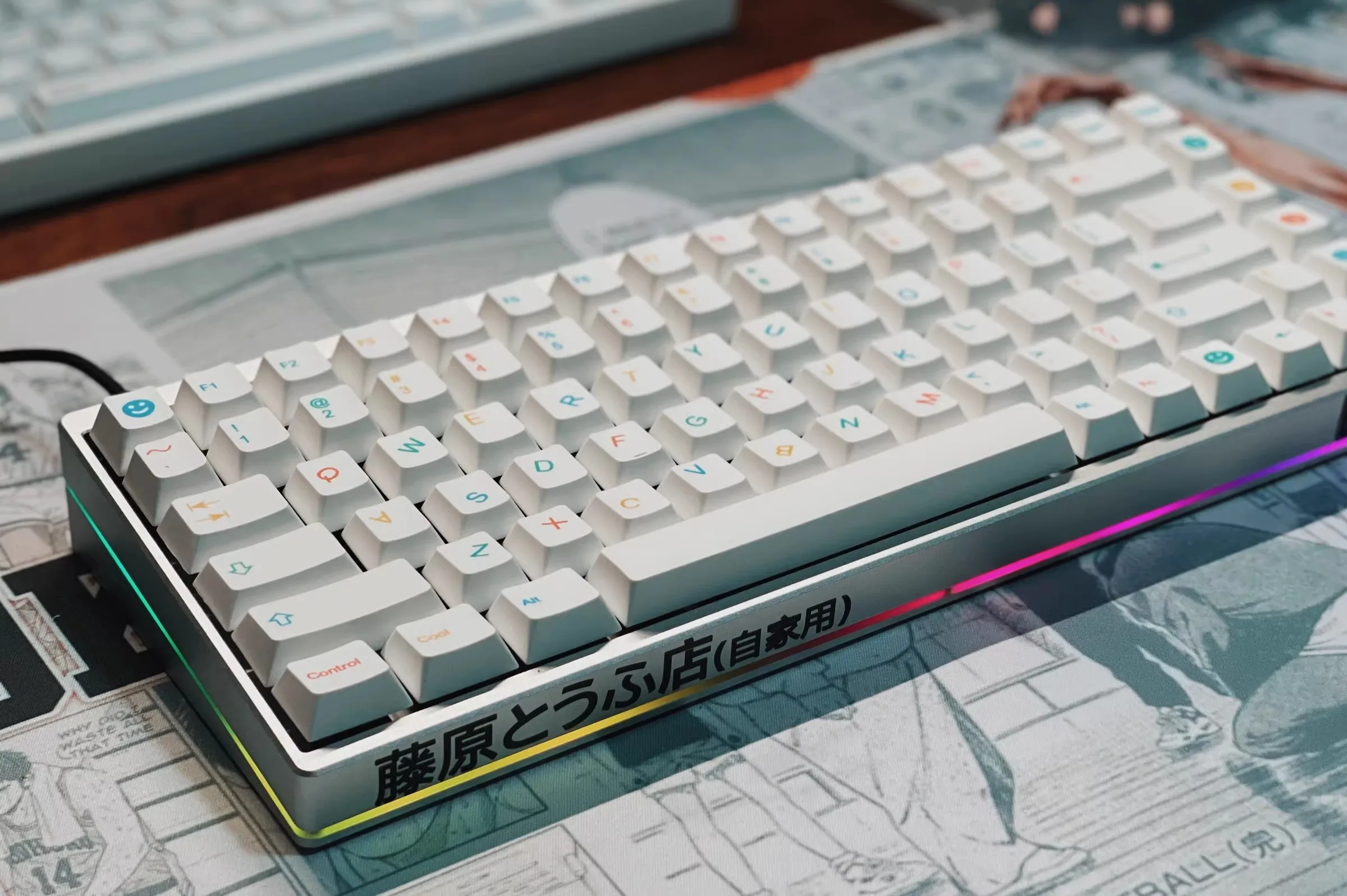 130Keys COOLKIDS Keyboard Keycap Cherry Profile ABS Double Shot Keycaps for Cherry Gateron MX Switches Mechanical Gamer Keyboard