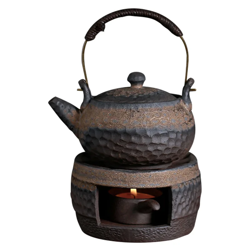 Coarse pottery warm, Japanese handmade retro warm, bubble, ceramic work, warm tea set