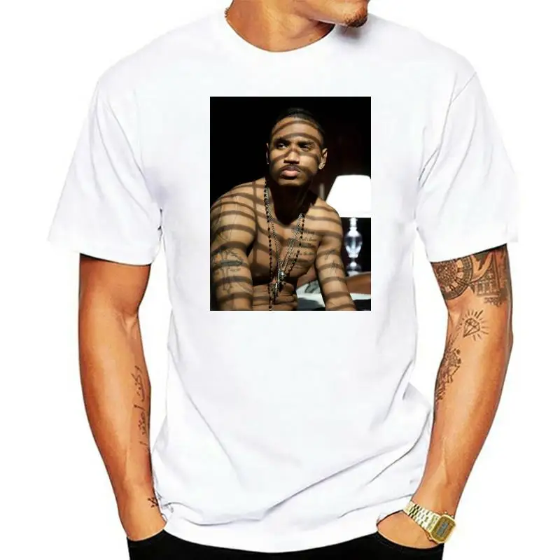 *NEW* TREY SONGZ T SHIRT no shirt hot sexy S-3XL Men T-Shirt Cotton 100% top tee Short Sleeves 100% Cotton