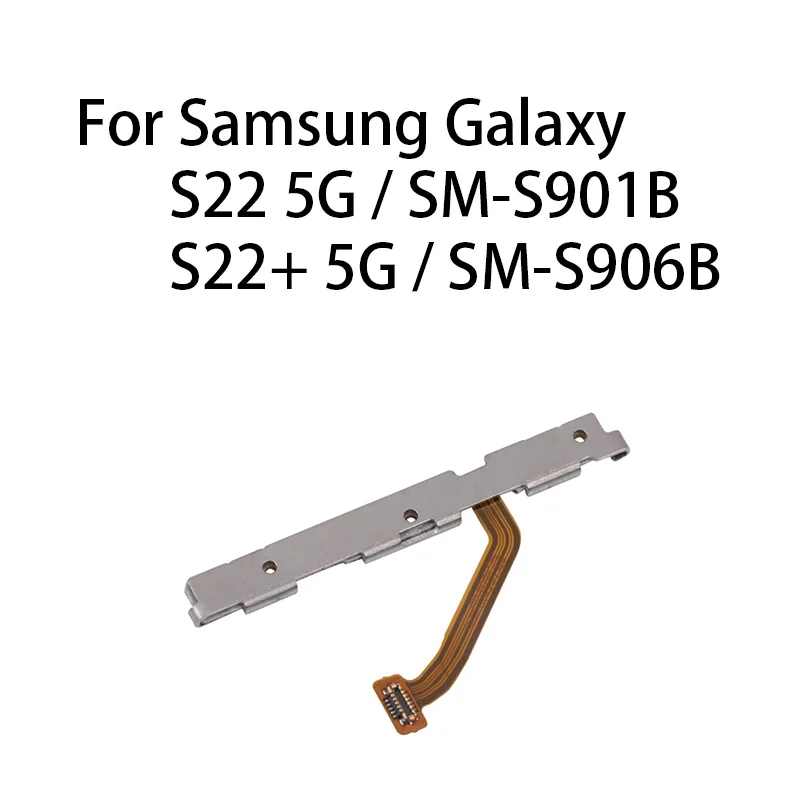 Power ON OFF Mute Switch Control Key Volume Button Flex Cable For Samsung Galaxy S22 5G / S22+ 5G / SM-S901B / SM-S906B