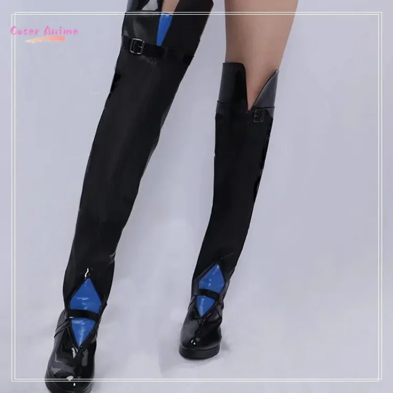 Coser Game Honkai: 스타 레일 Acheron 코스프레 의상 신발 애니메이션 캐릭터 할로윈 카니발 파티 소품