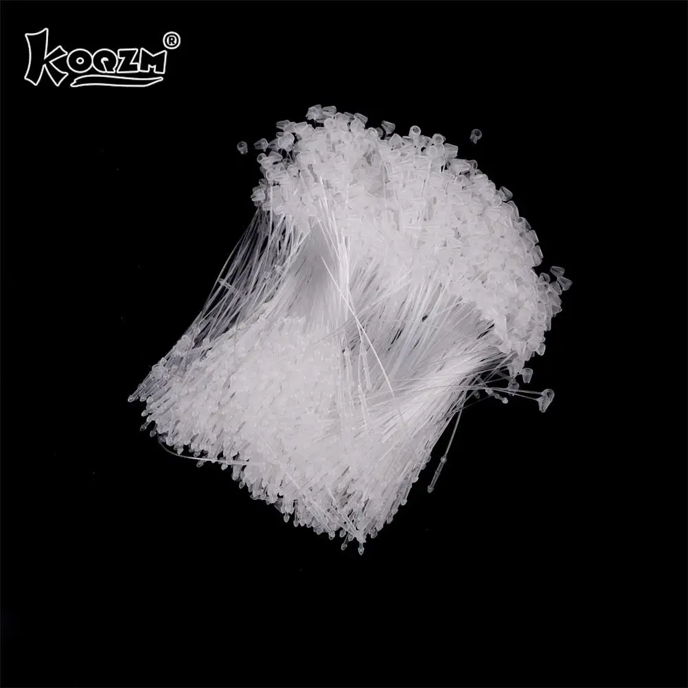 1000Pcs Nylon Cable Ties Strung Garment Clothes Luggage Price Display Tags Cards Labels