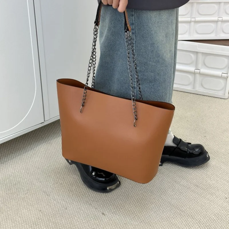 

Unique Casual Vintage Crossbody Bag High-End Fashionable Clutch For Women Leather Purse Solid Color