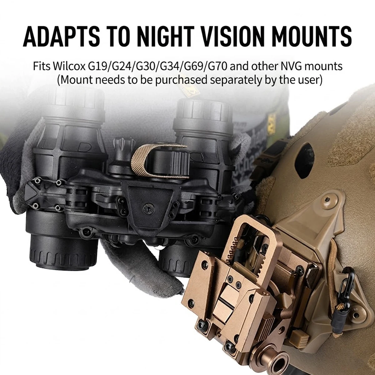 New Tactical Helmet Set with DTNVS Night Vision Goggles Military Headset for Airsoft Cosplay