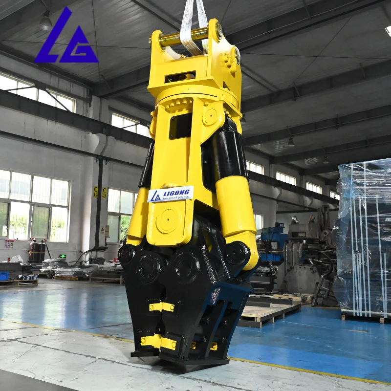 Gran oferta, 10 dientes cambiables, gran fuerza de corte, triturador de hormigón, pulverizador de hormigón para excavadora de 20-30 toneladas