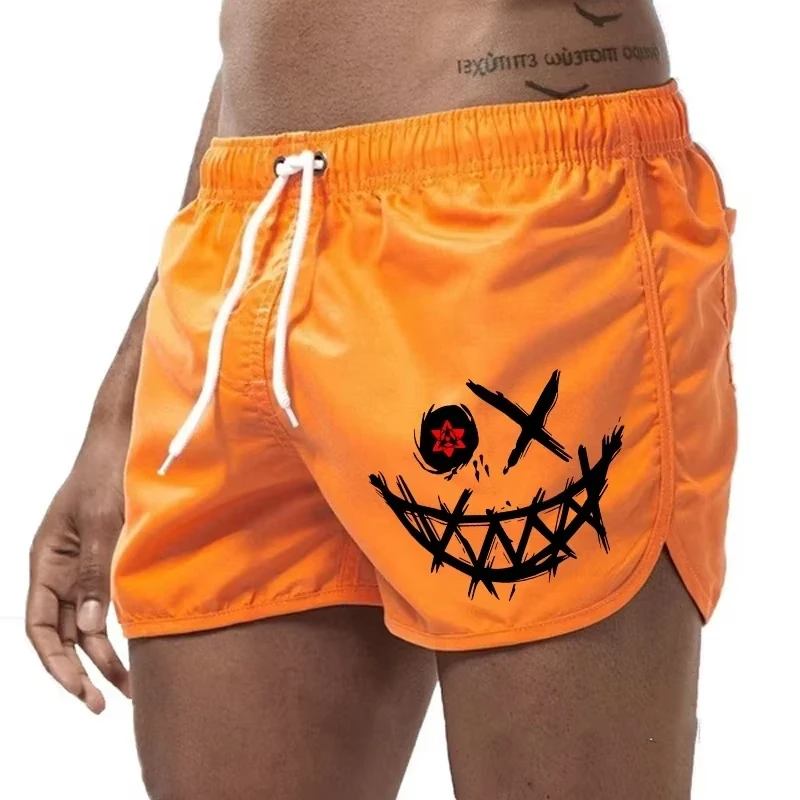 Men's Fashion Trendy Fun Pattern Shorts Summer Casual Sports Beach Pants Loose Breathable Drawstring Daily Wear Shorts