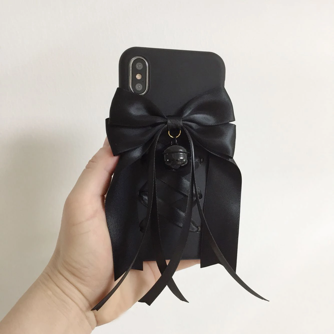 Punk Gothic Black Case For Iphone 11 12 13 14 15 16 Pro Max Plus Mini 11 Pro XS Punk XR X 8 7 6 6S Plus Protection Cover