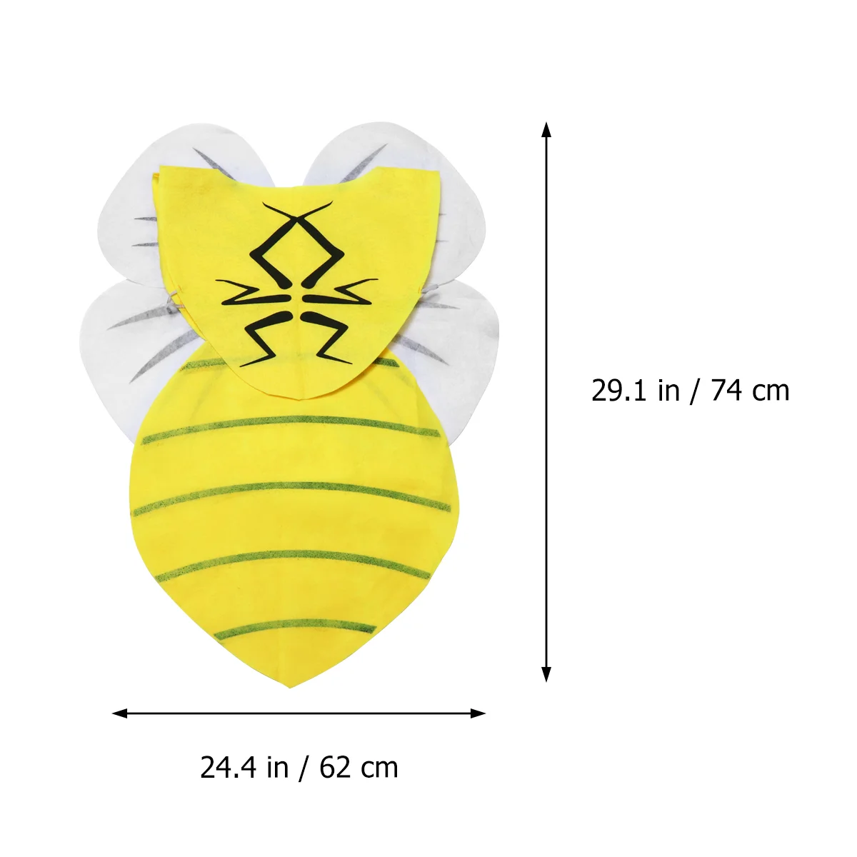 زي لعب دور نحل هالوين للأطفال ، ملابس نحل ، إكسسوارات مزخرفة ، بدلة حيوانات ، ملابس ، 2 جميلة