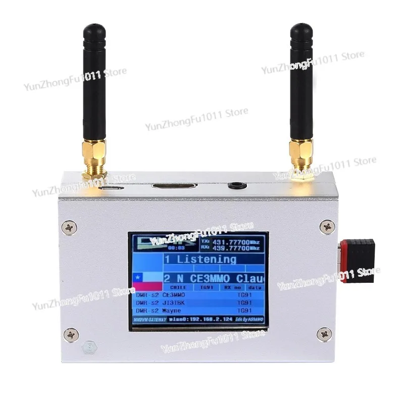 Duplex MMDVM Hotspot w/ Aluminum Alloy Shell Color Display Screen Supporting