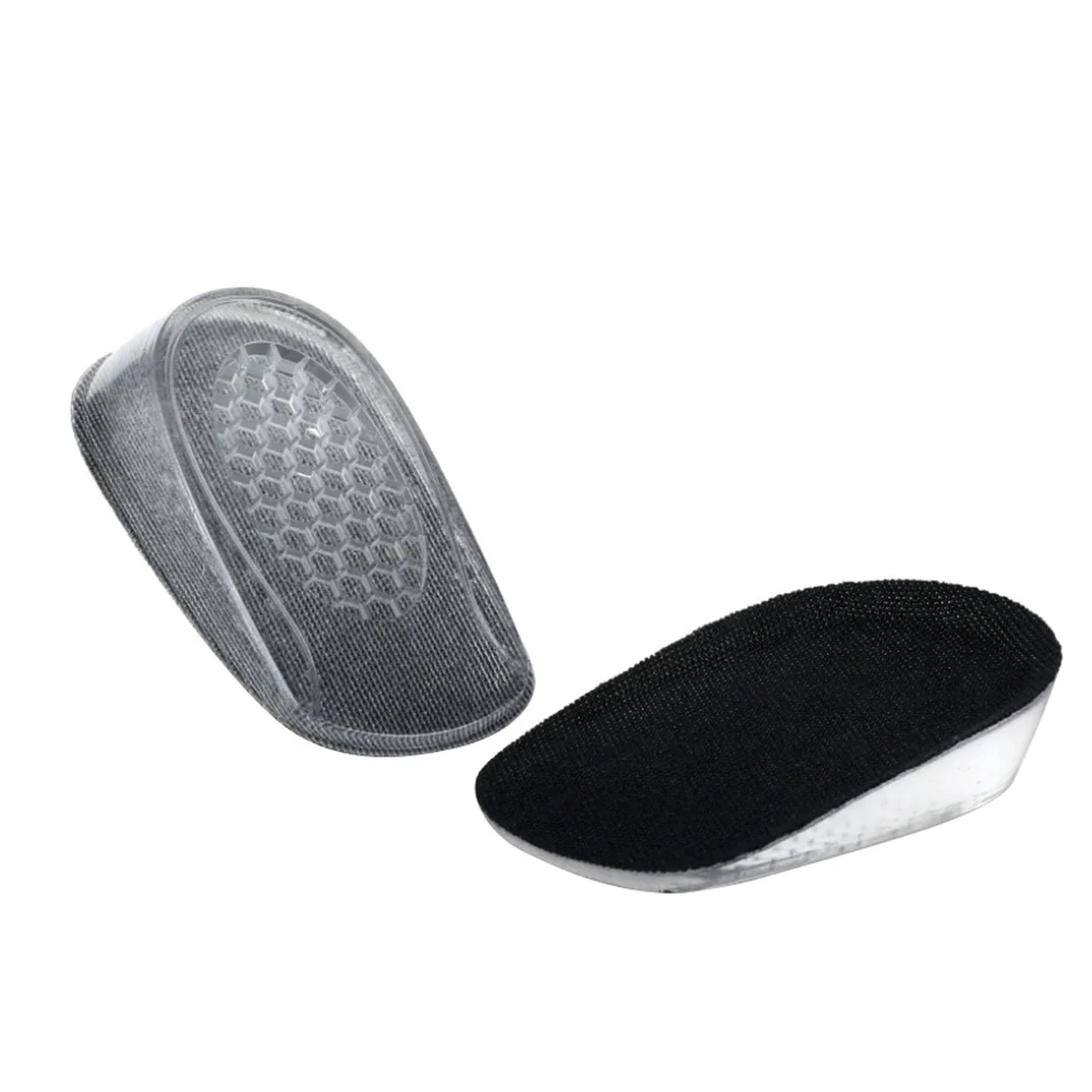 

1 Pair Silicone Invisible Heightening Insoles Lightweight Shoe Pads Men Women Adhesive Non Slip Heel Cushion Support Pad Foot