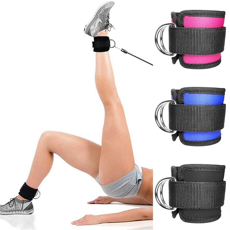 Ankle Straps for Cable Machines Padded Ankle Cuffs for Leg Exercise WorkoutsFully Adjustable and Breathable Ankle