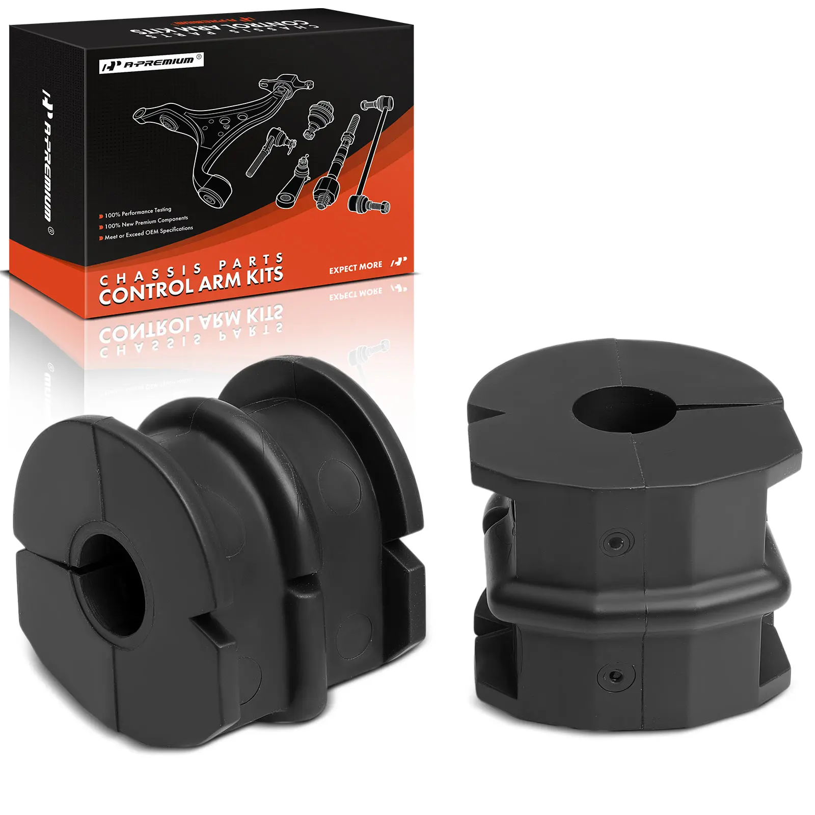 A-Premium 2x Rear To Frame Sway Bar Bushing Kit for Nissan Altima 2006-2008