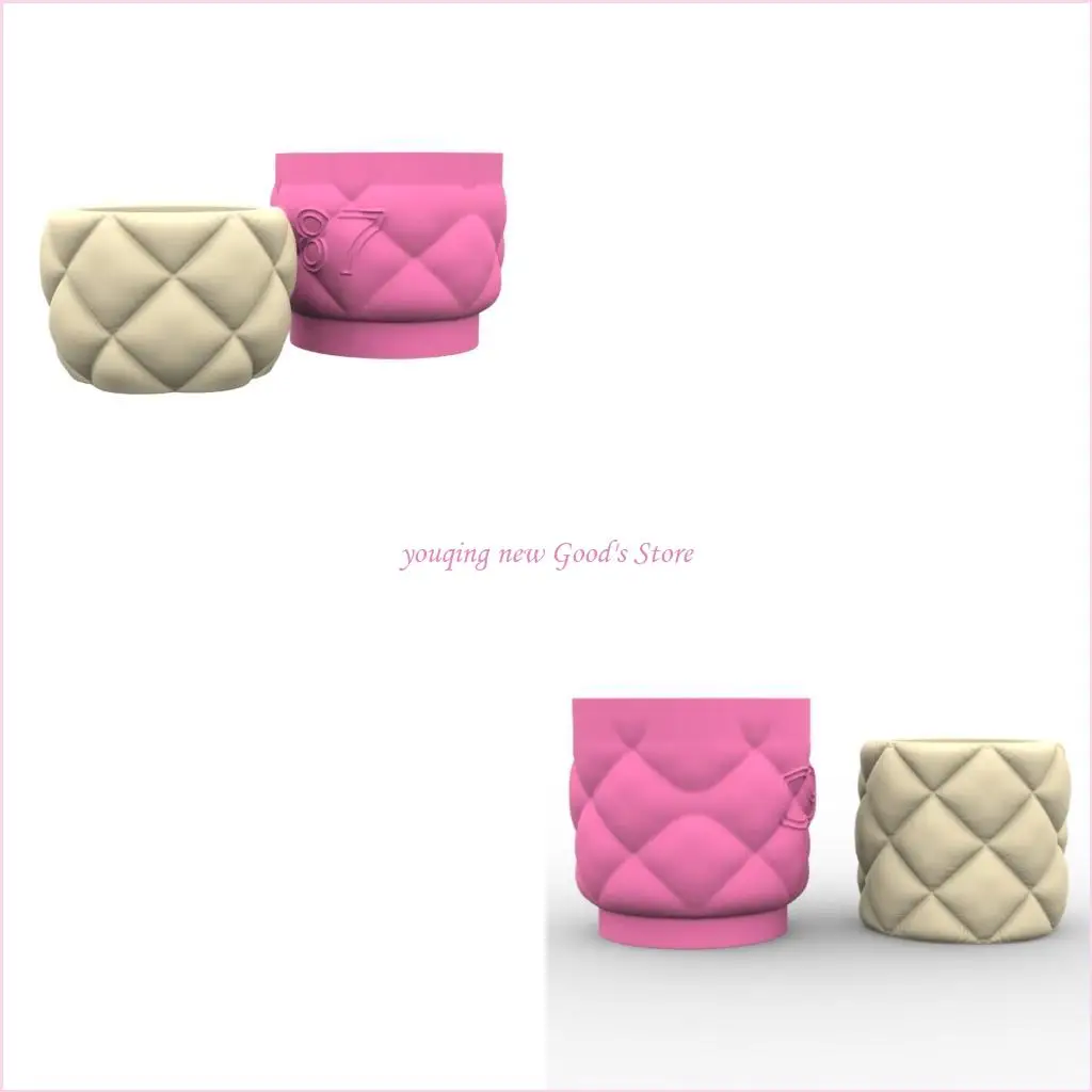 

57QA универсальная форма для цветочного горшка, текстура для дивана, садовый кашпо, силиконовая форма, сочная ваза и держатель