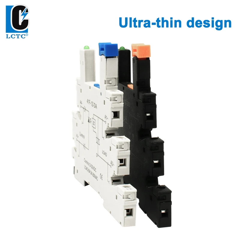 1pcs Din Rail Slim Solid State Relay SSR-41FDA DC Control AC Terminal Solid State Module SSR-41FDD DC Control DC